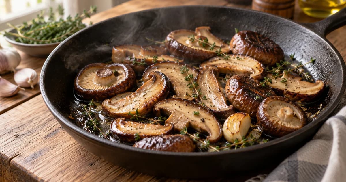 Shiitake : préparation, cuisson et idées gourmandes