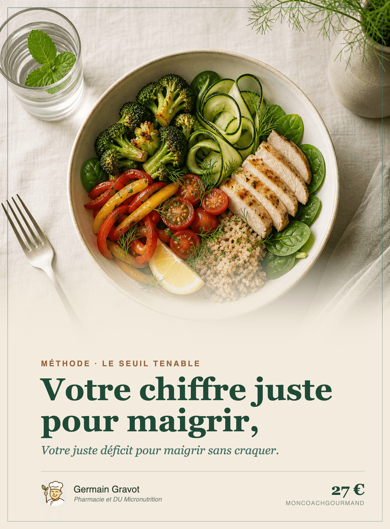 Votre chiffre juste pour maigrir,