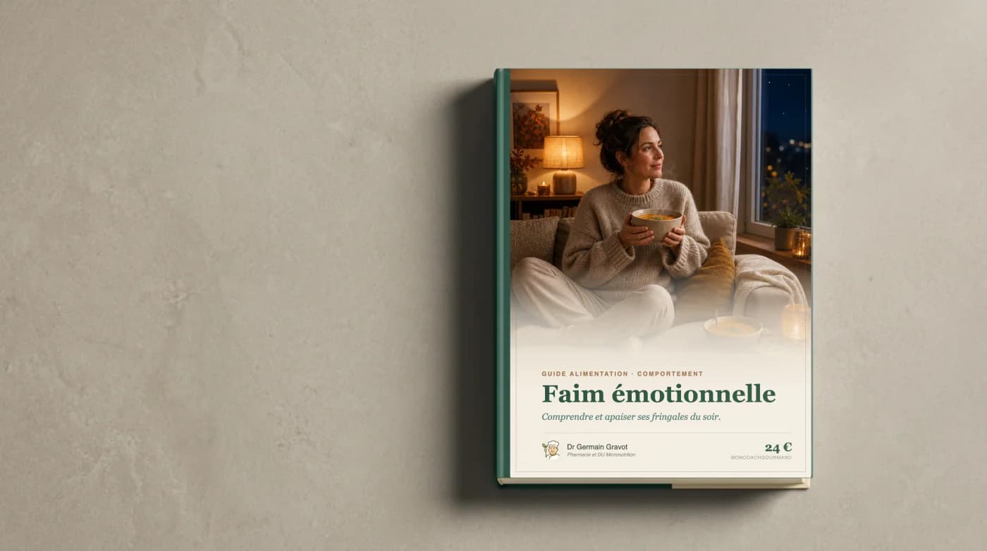 Couverture du guide Faim émotionnelle de MonCoachGourmand