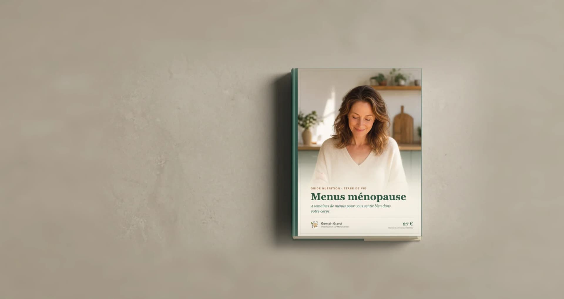 Couverture du guide Menus ménopause de MonCoachGourmand
