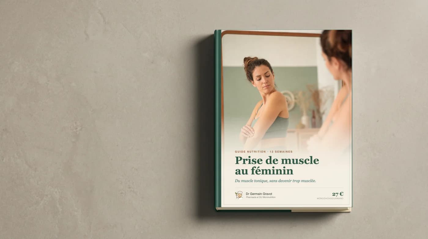 Couverture du guide Prise de muscle au féminin de MonCoachGourmand