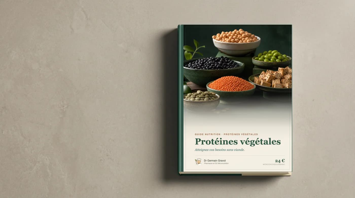 Couverture du guide Protéines végétales de MonCoachGourmand