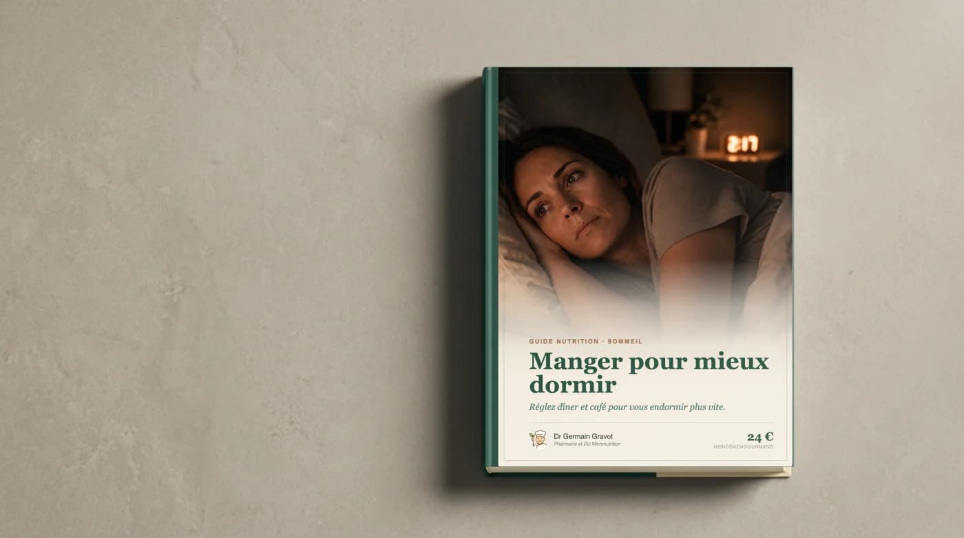 Couverture du guide Manger pour mieux dormir de MonCoachGourmand