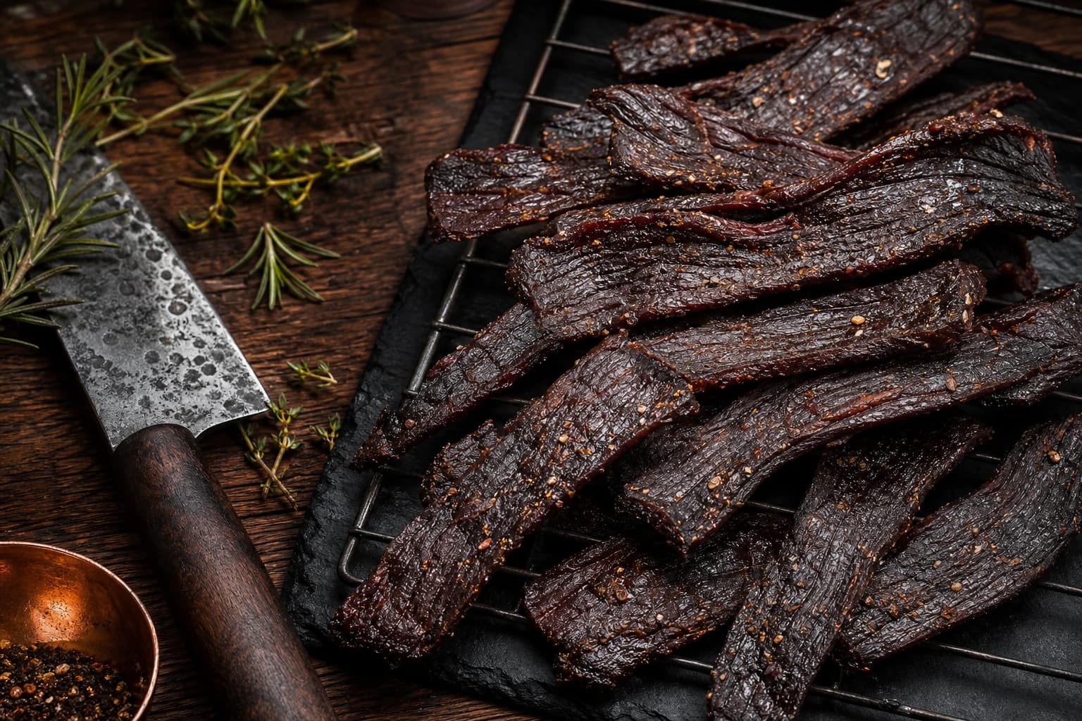 Beef jerky au four, sans déshydrateur