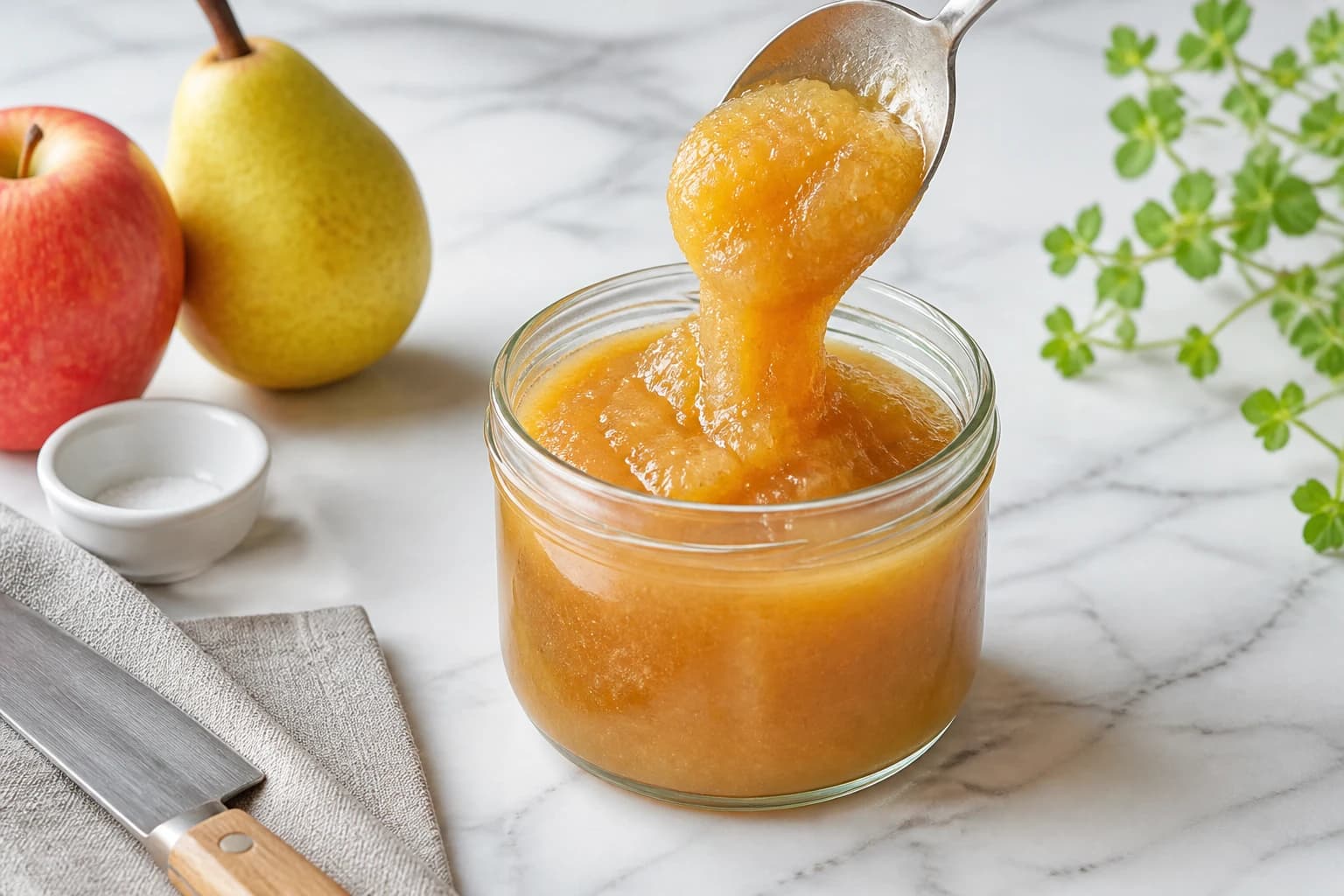 Etape 4 : Refroidir et conserver — Compote pommes poires sans sucre ajouté, fondante