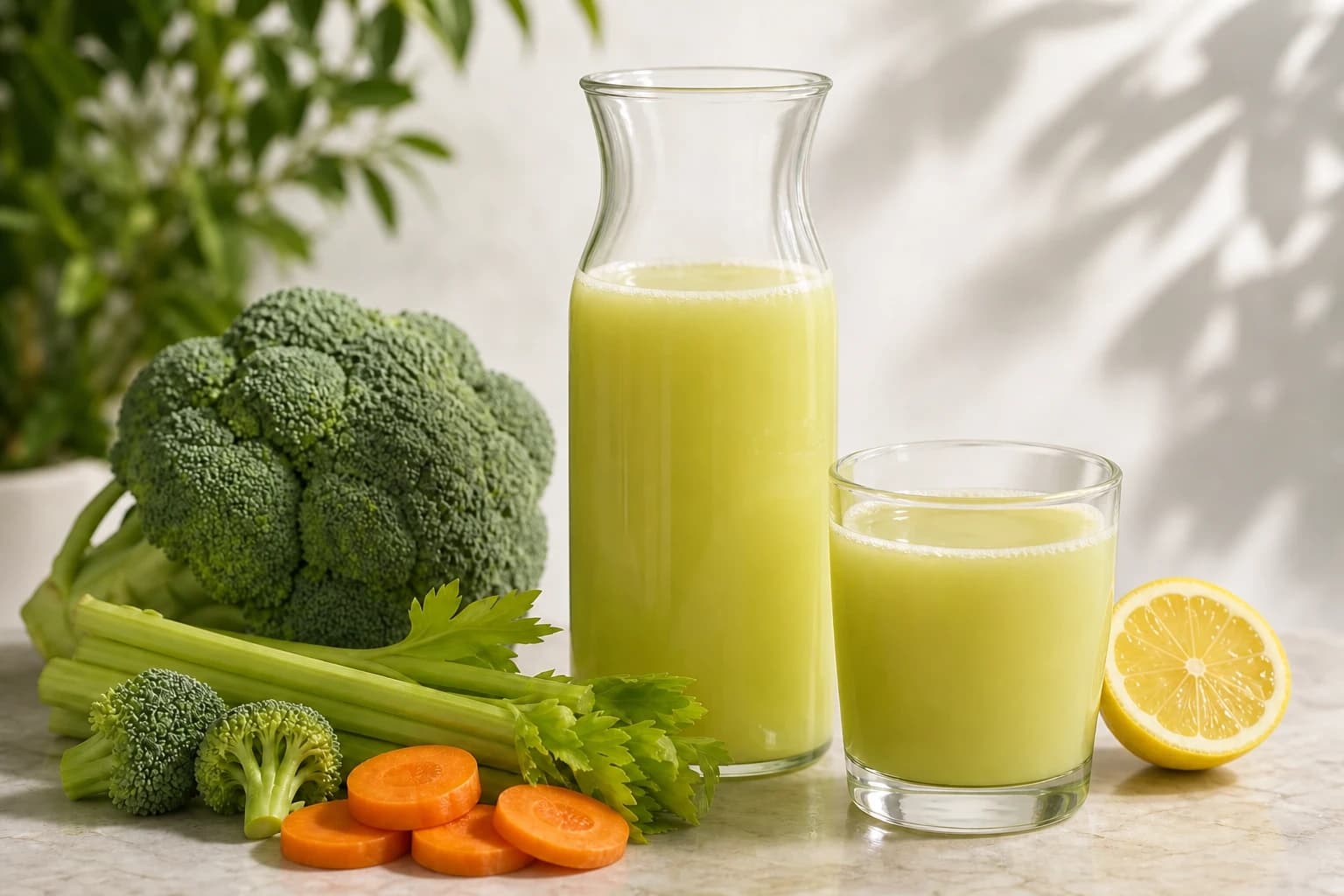 Etape 1 : Laver et trier les végétaux — Jus brocoli orange céleri citron : bien le doser