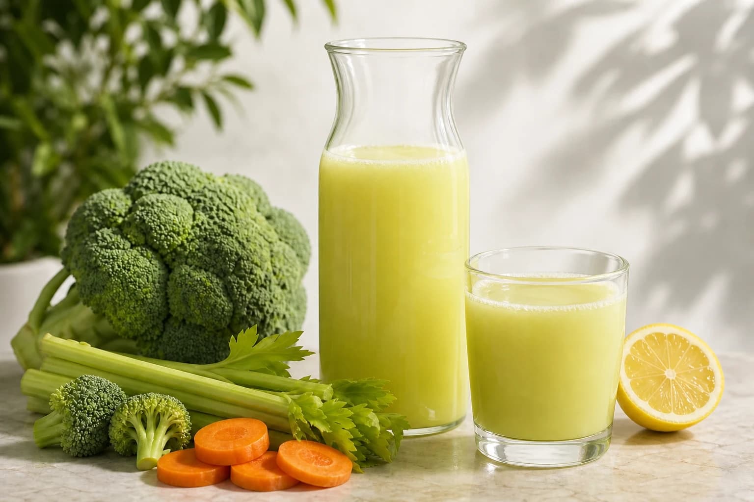 Etape 2 : Peler et découper selon l'appareil — Jus brocoli orange céleri citron : bien le doser