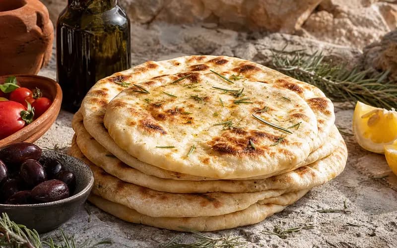 Pain pita maison : moelleux et gonflé à la poêle