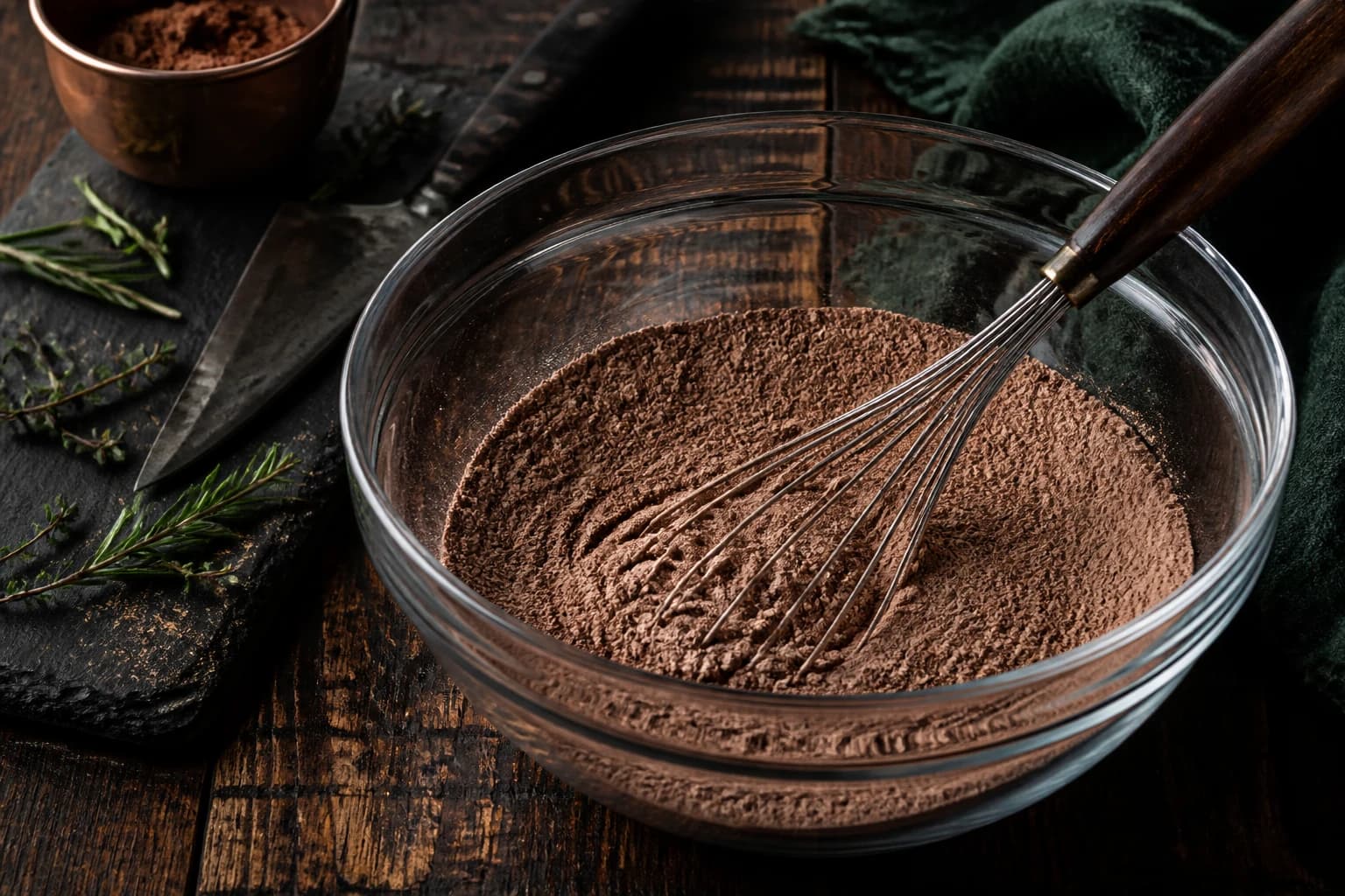 Etape 2 : Mélanger les poudres à sec — Pâte à tartiner protéinée choco-noisette