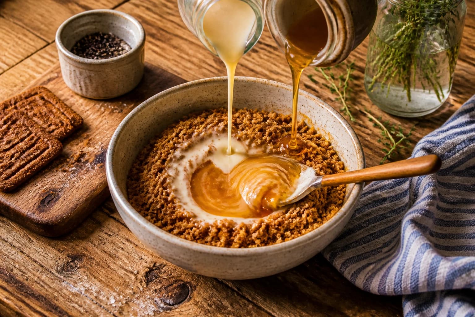 Etape 3 : Mixer jusqu'à obtenir la pâte — Pâte à tartiner spéculoos vegan allégée