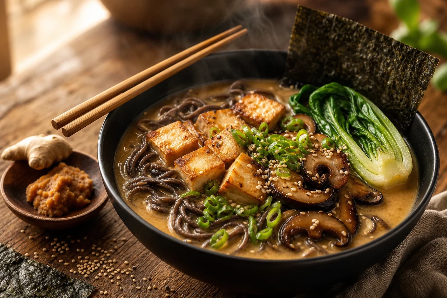 Ramen vegan miso & shiitake