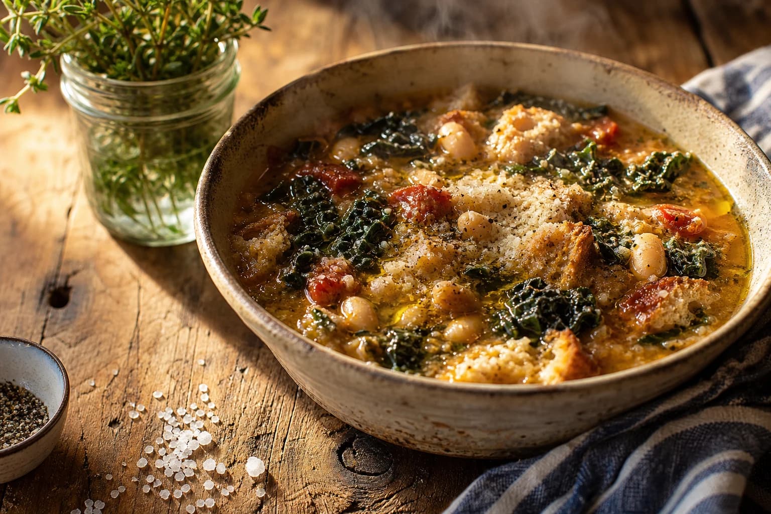 Ribollita toscane au pain rustique