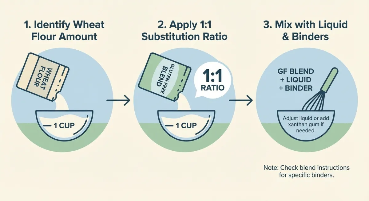 Guide de substitution de la farine de blé par des farines sans gluten