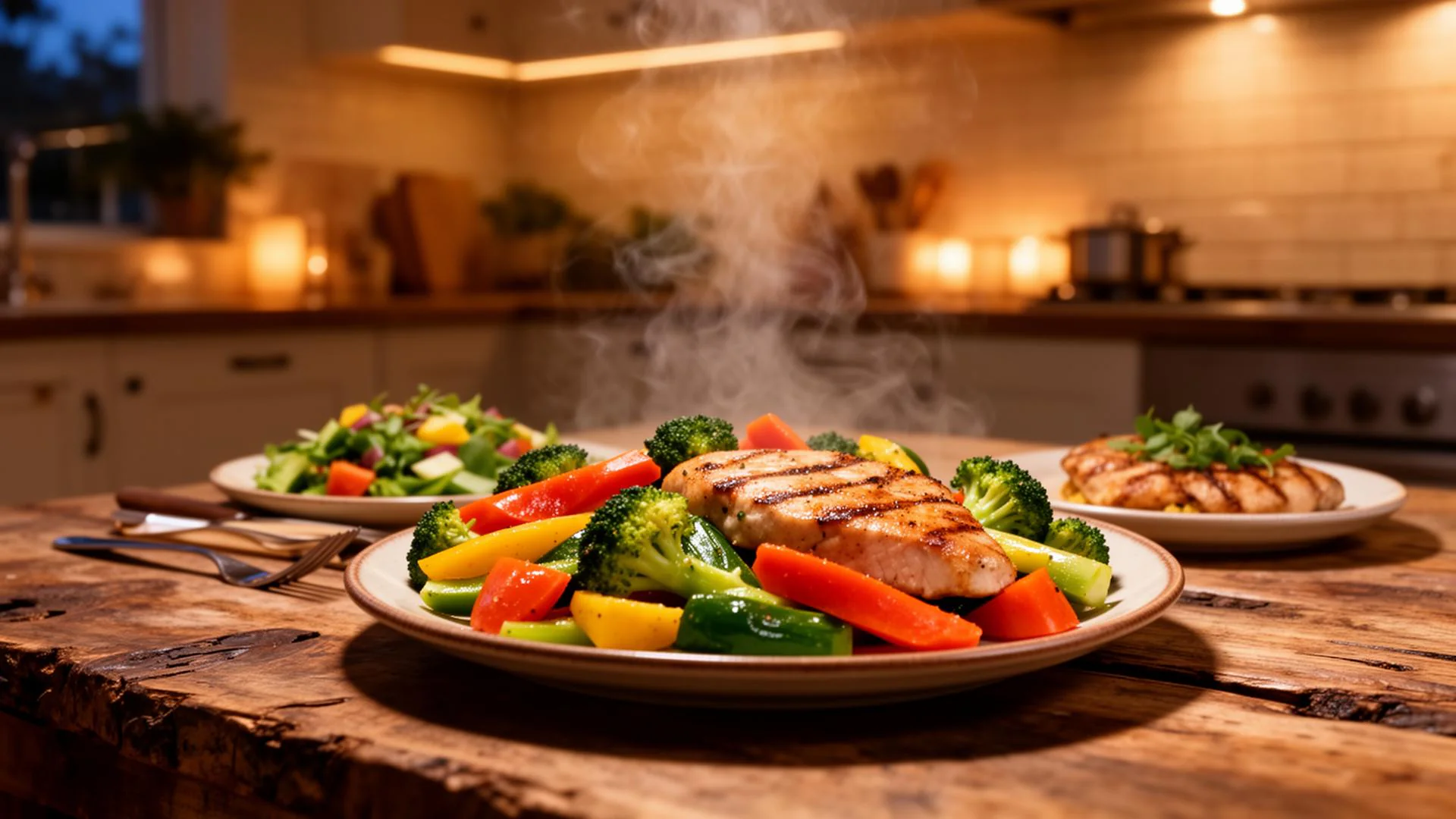 Dîner familial équilibré