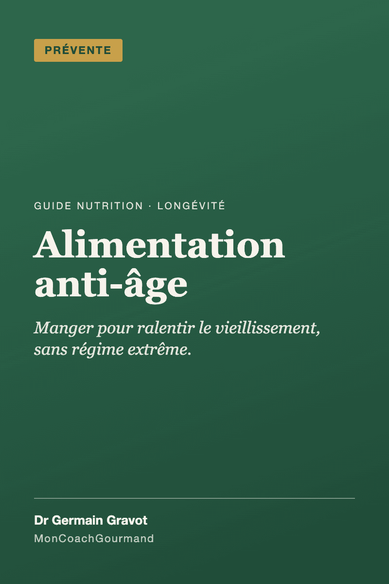 Couverture du guide Alimentation anti-âge de MonCoachGourmand