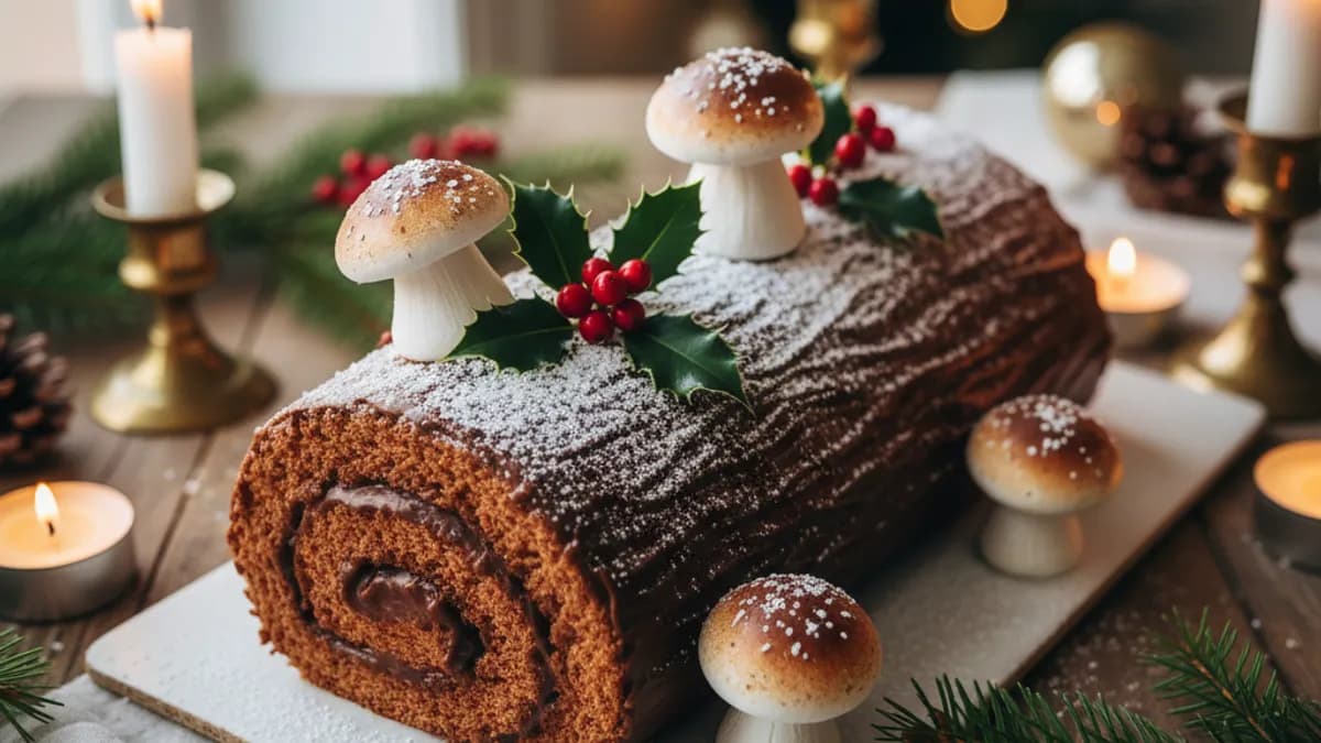 Bûche de Noël : plaisir gourmand sans culpabilité