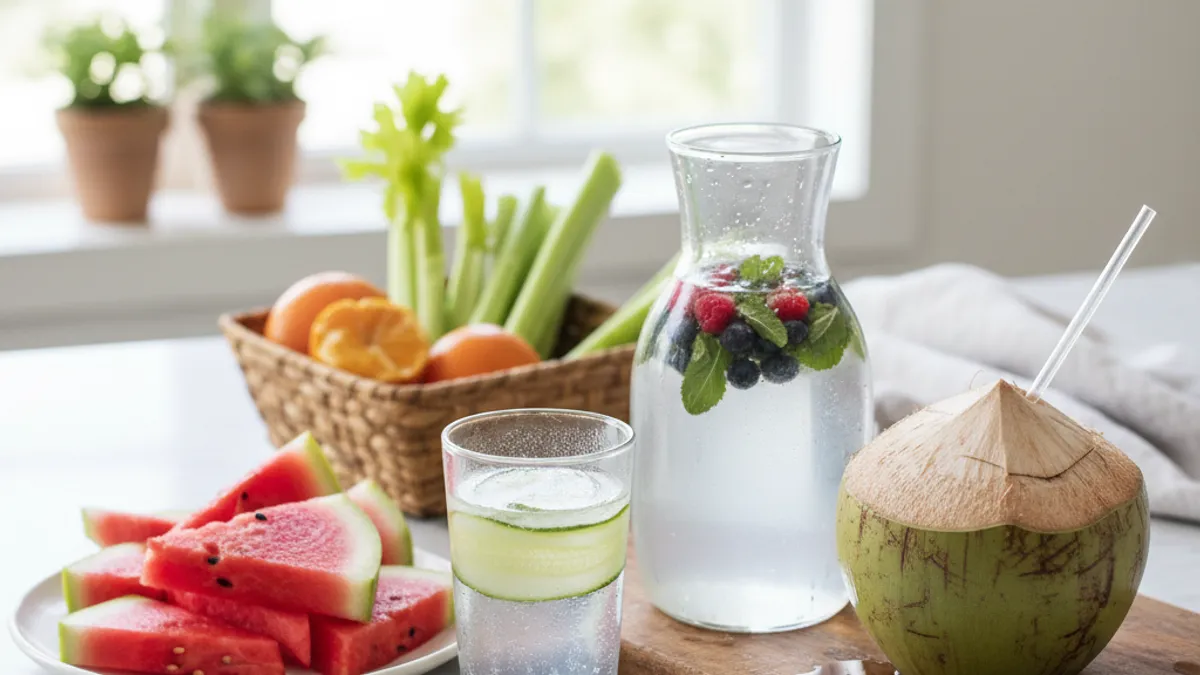 Hydratation et alimentation : le duo gagnant pour la vitalité