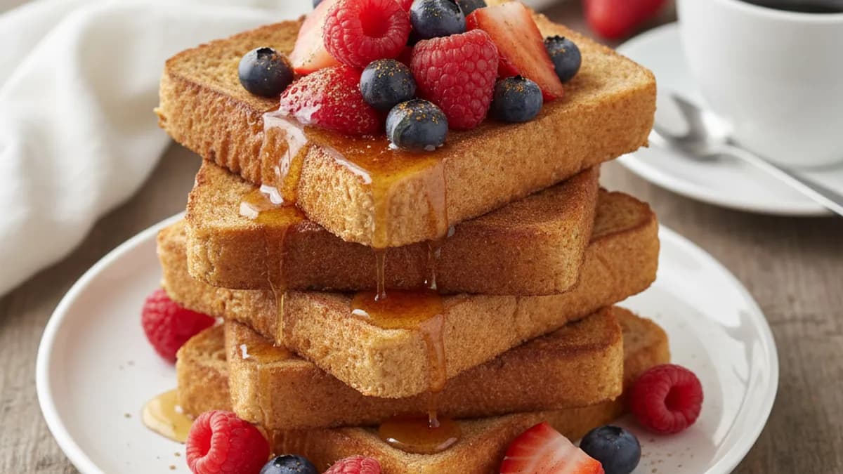 Pain perdu healthy : recette gourmande et équilibrée du matin