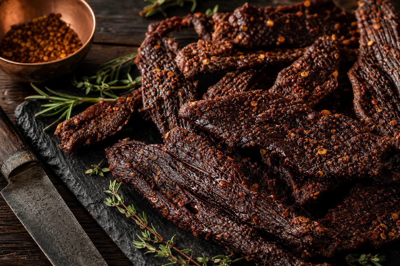 Beef jerky épicé : le snack qui réveille