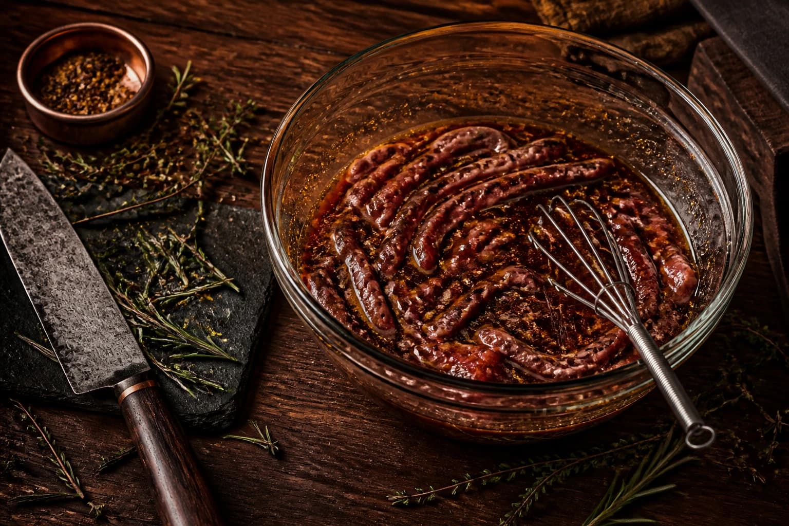 Etape 2 : Préparer la marinade et faire mariner — Beef jerky maison : 5 étapes faciles