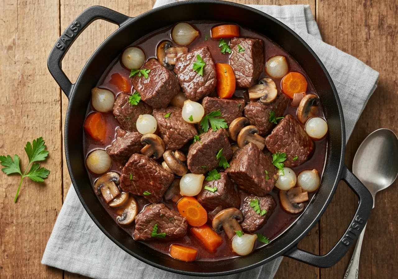 Bœuf Bourguignon Allégé et Gourmand