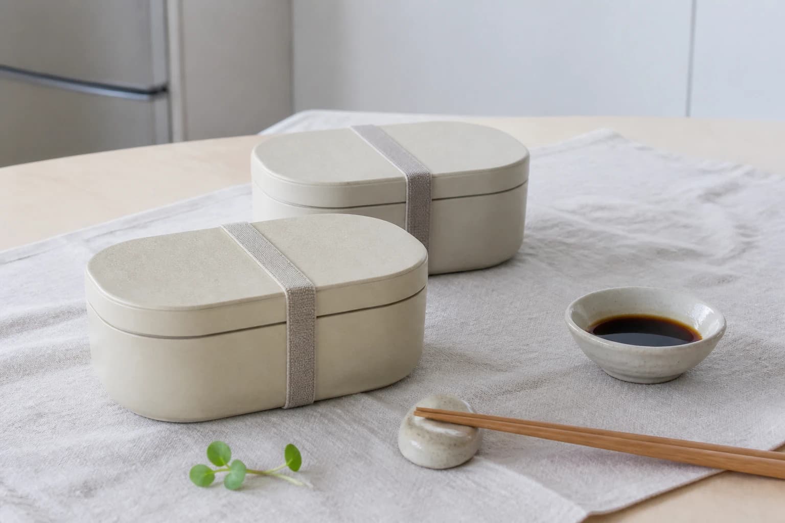 Etape 5 : Finaliser et conserver — Box bento poisson riz complet : 4 compartiments pour un repas rassasiant