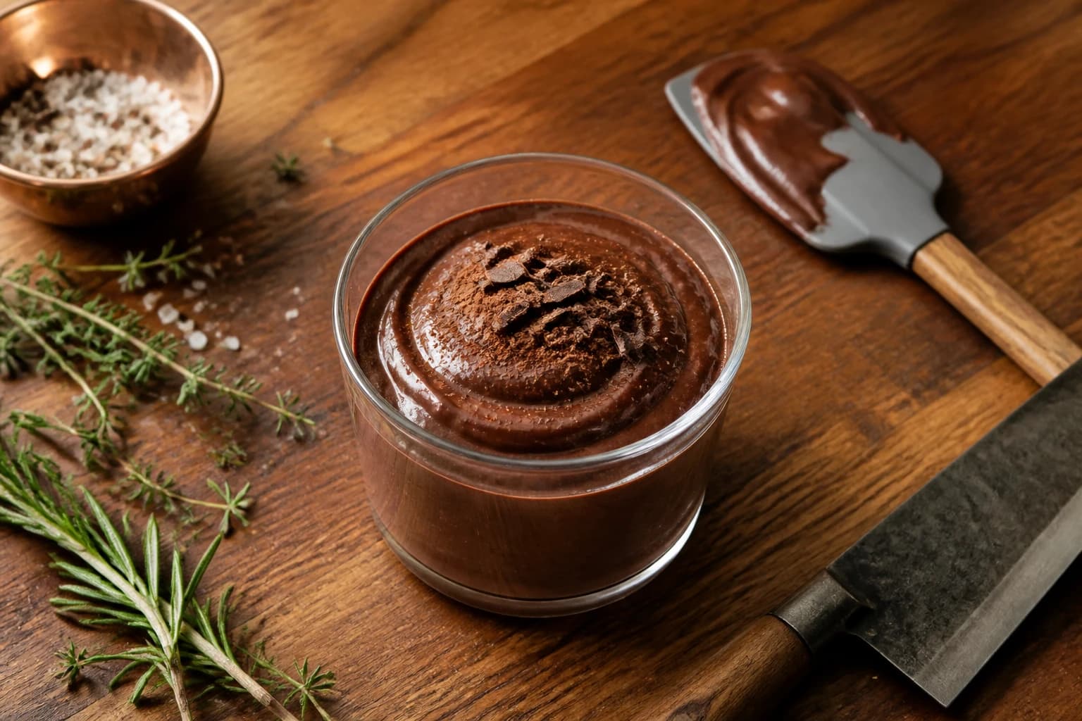 Etape 2 : Mixer la base au blender — Crème dessert chocolat avocat sans sucre