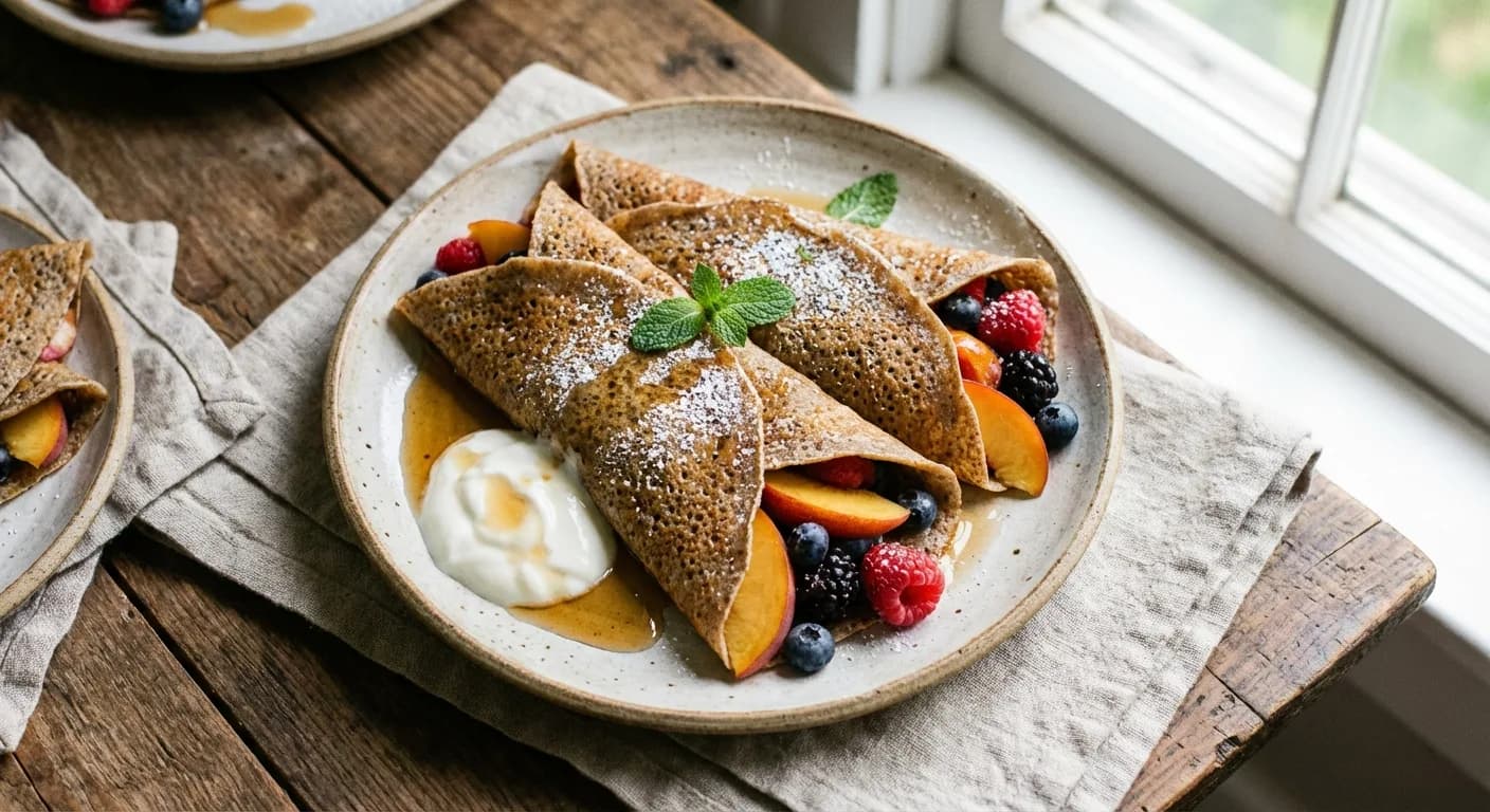 Crêpes au sarrasin sans gluten