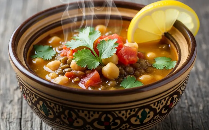 Harira marocaine légère (210 kcal, 45 min)