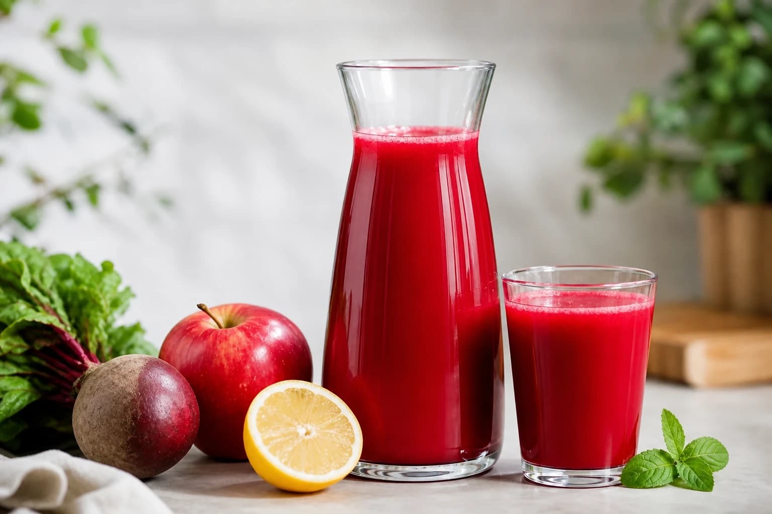 Etape 1 : Laver et préparer les ingrédients — Jus pomme betterave citron : dosage et méthode