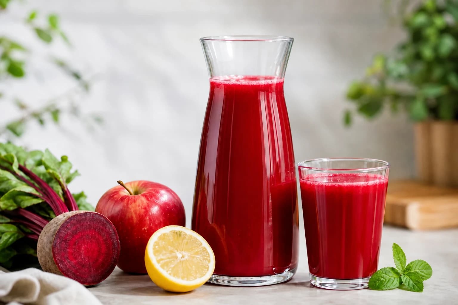 Etape 3 : Extraire en alternant pomme et betterave — Jus pomme betterave citron : dosage et méthode
