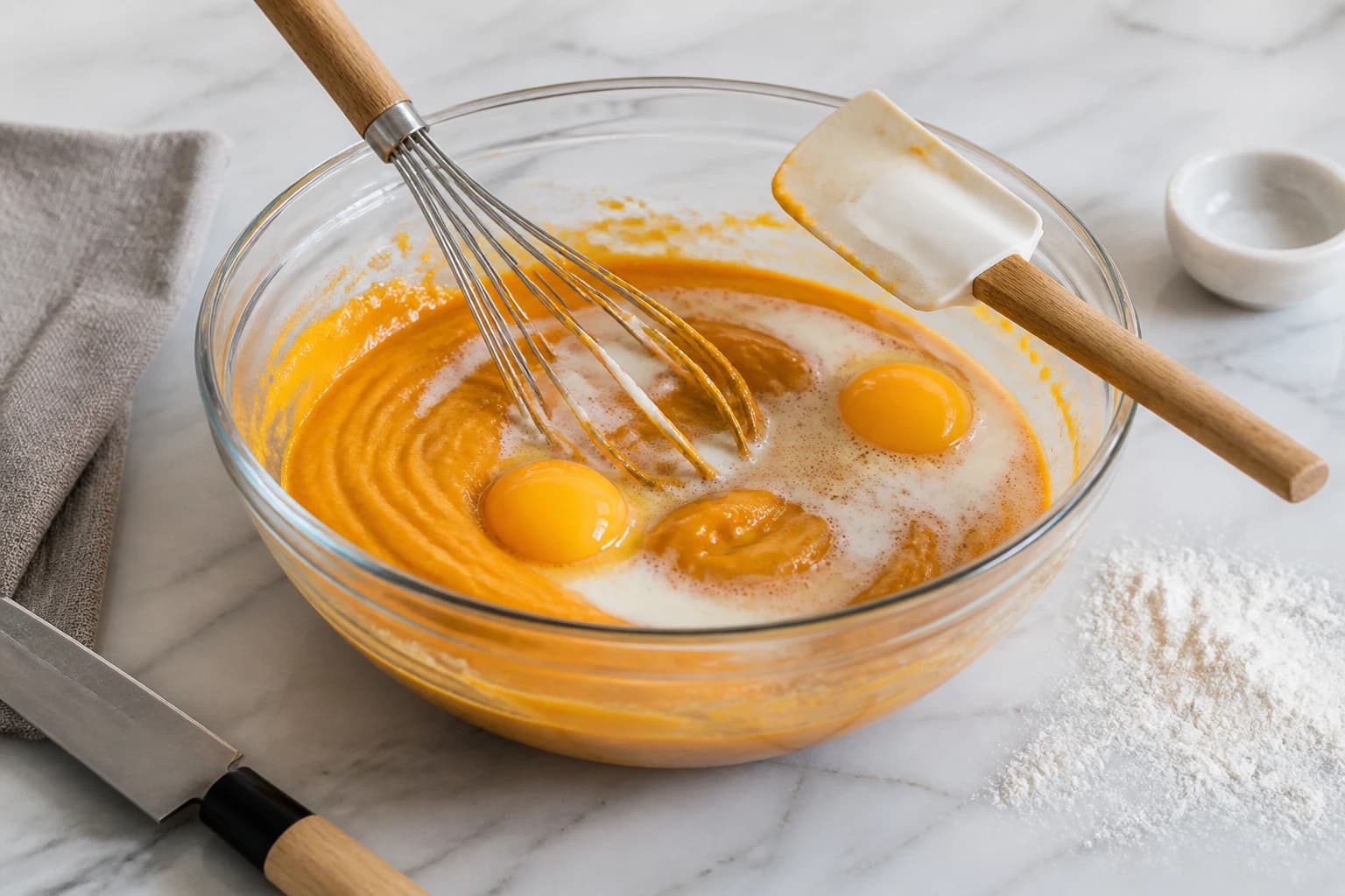 Etape 2 : Préparer la pâte sans gluten — Pancakes patate douce sans gluten : 3 ingrédients pour une texture moelleuse