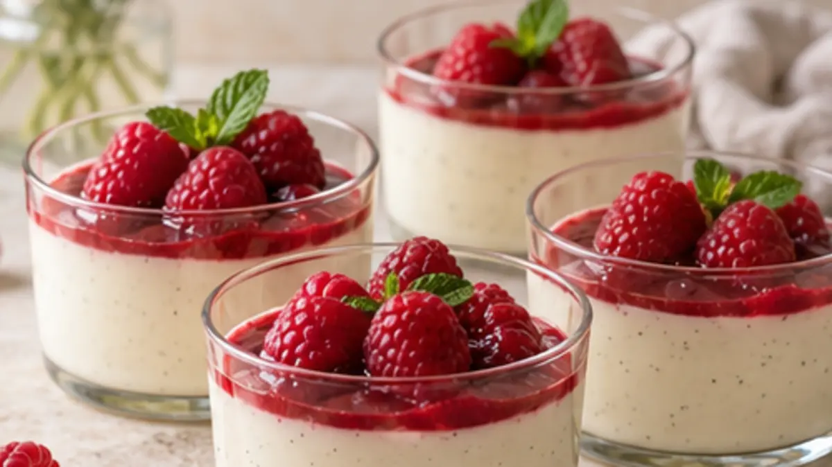 Panna cotta au yaourt : douce et légère