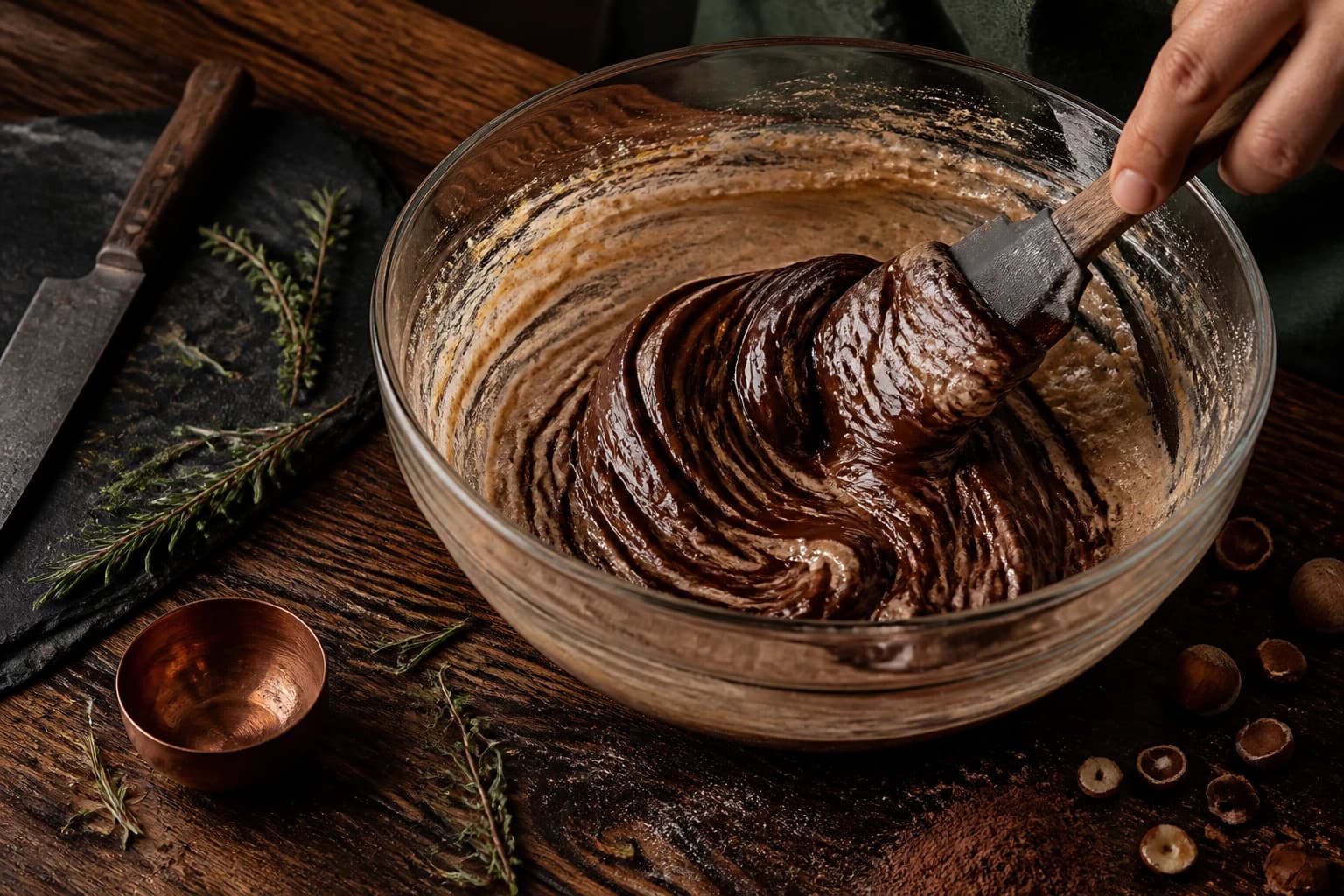 Etape 4 : Incorporer le chocolat, le cacao et sucrant — Pâte à tartiner choco-noisette vegan façon Nutella
