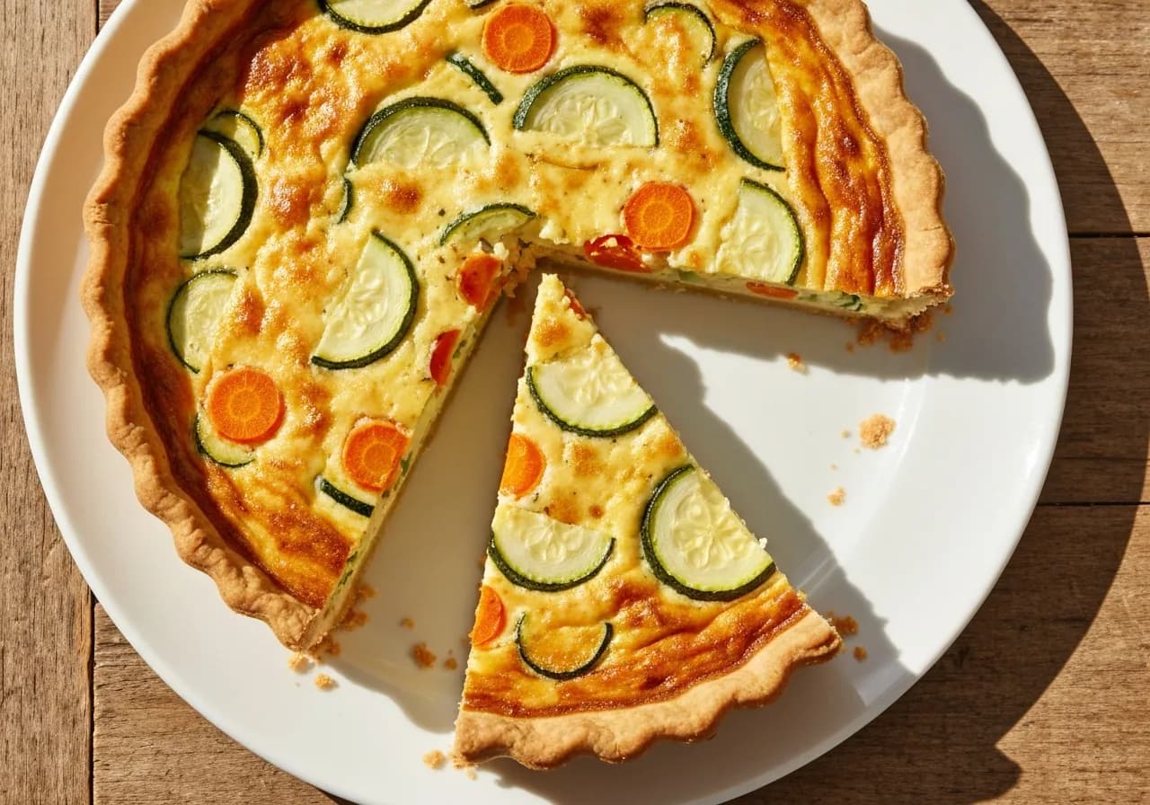 Quiche légère poireaux & lardons