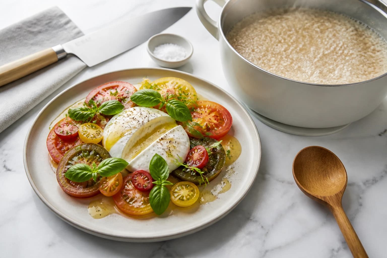 Etape 1 : Cuire le riz complet — Salade de riz complet batch : 4 repas minceur en 35 min