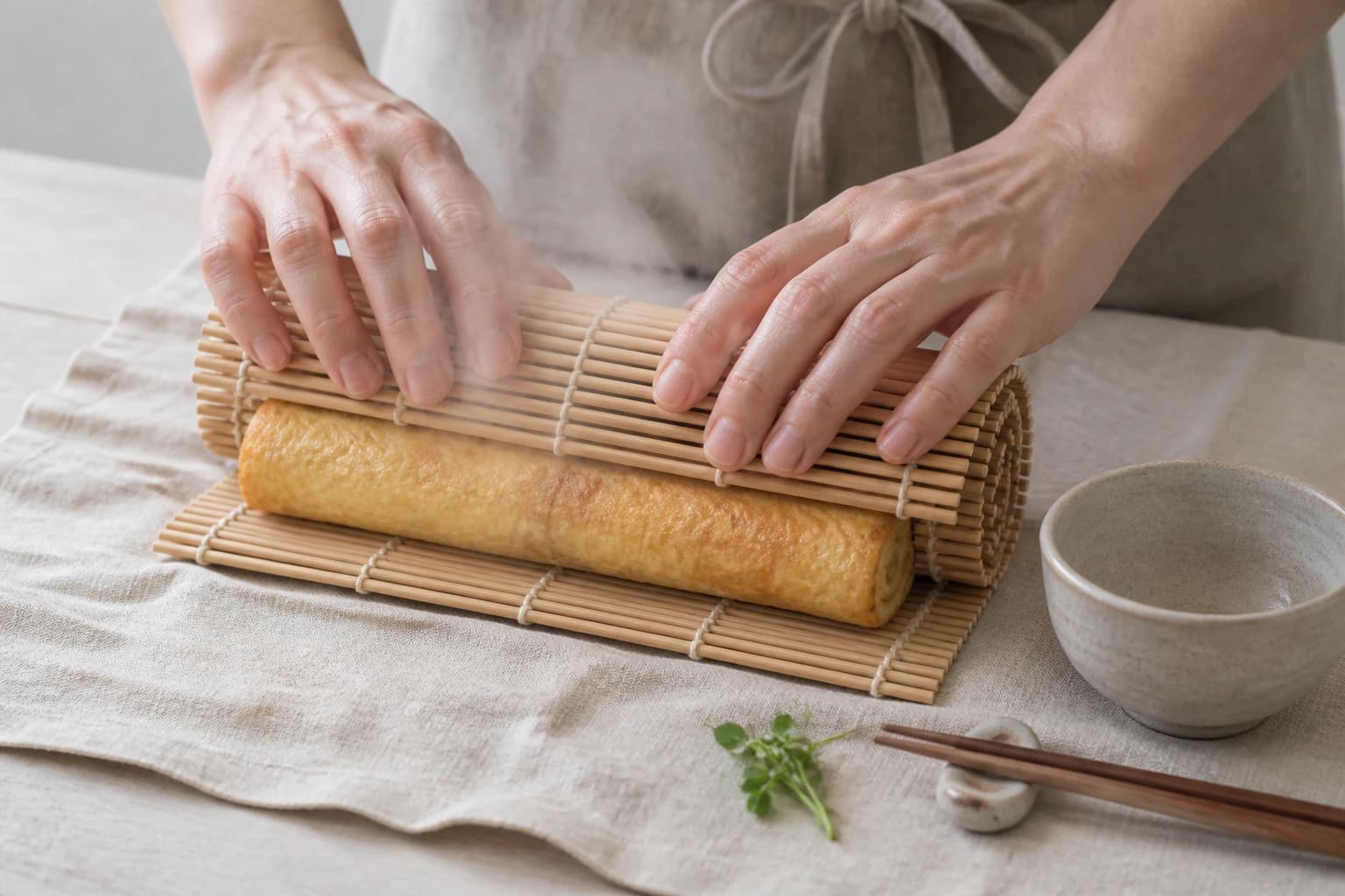 Etape 4 : Deuxième et troisième couche — Tamagoyaki au dashi : omelette japonaise roulée