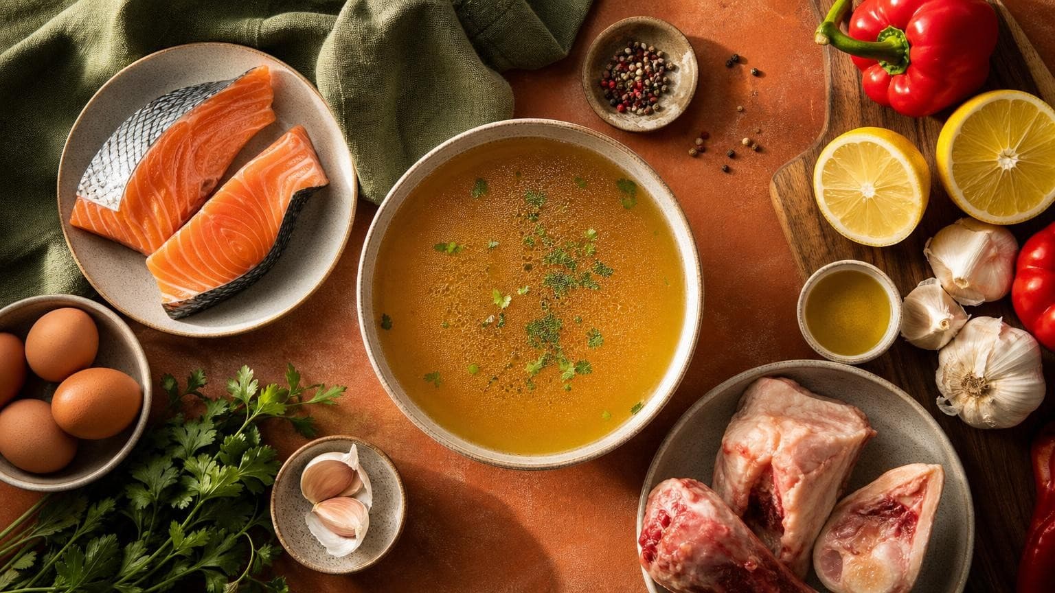 Aliments riches en collagène : 15 sources naturelles
