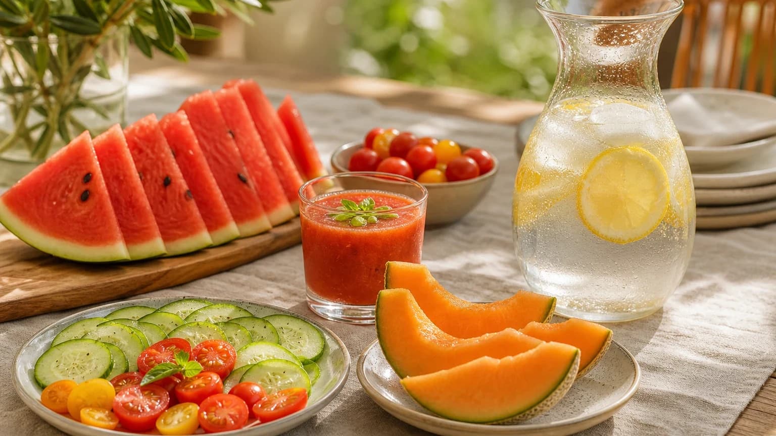 Canicule : ce qu'il faut manger quand il fait 37 °C