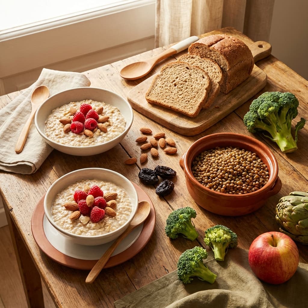Aliments riches en fibres : top 30 et plan-repas