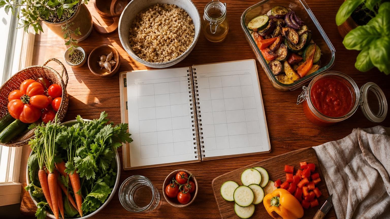 Planifier les menus de la semaine : guide famille