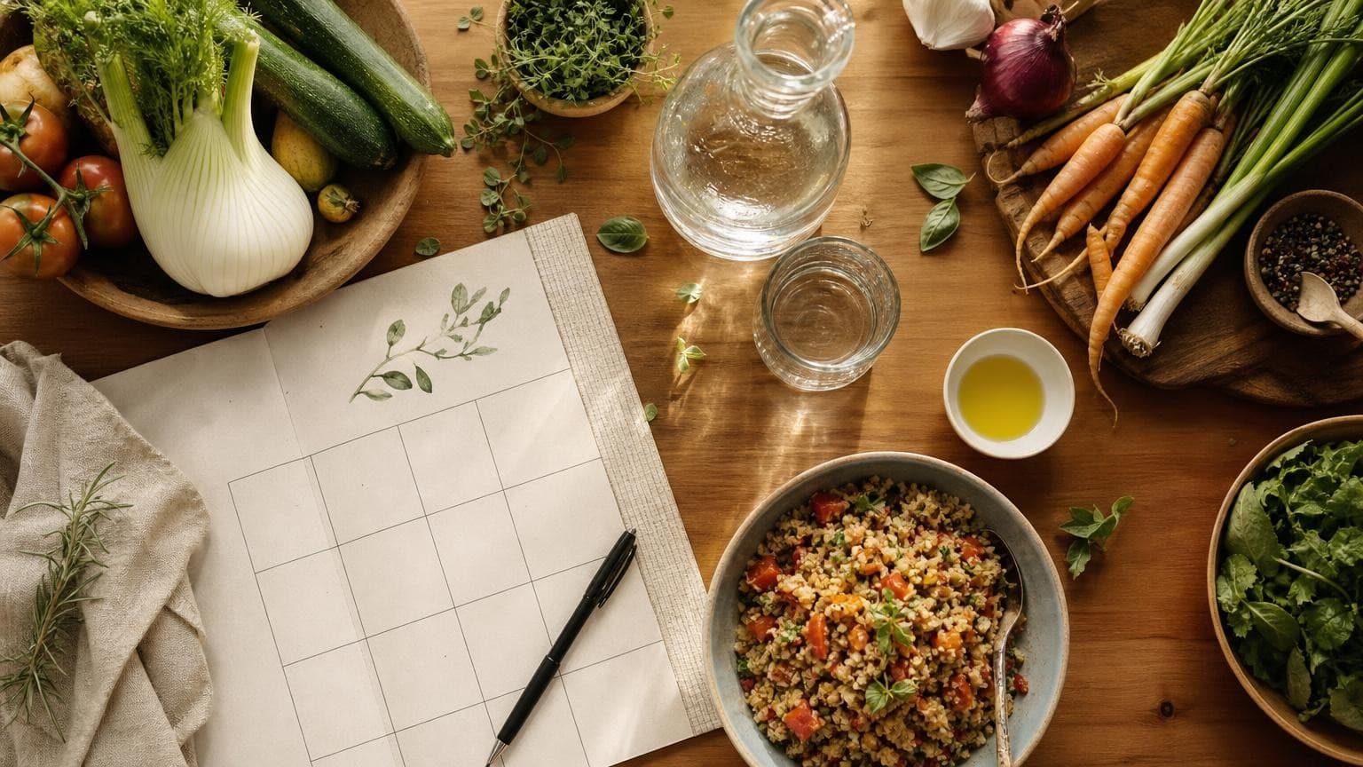 Planning repas semaine à imprimer gratuit : méthode et PDF