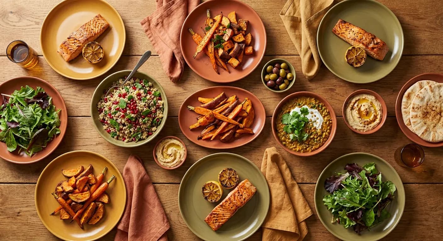 Recettes équilibrées rapides famille : 25 idées express